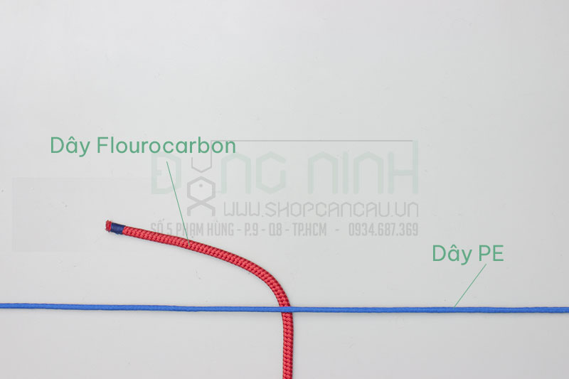 Cách cột dây leader bằng nút FG knot