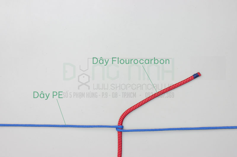 Tạo vòng khóa đầu của nút leader FG Knot