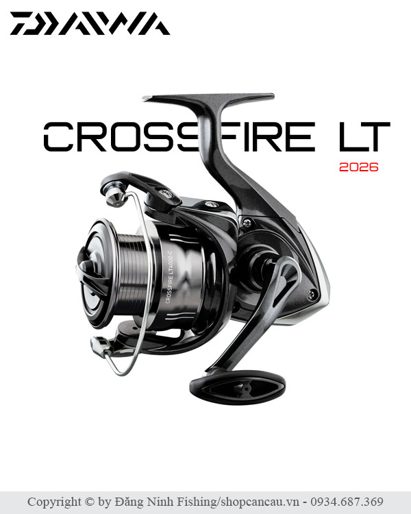 Máy câu Daiwa Crossfire LT 2026