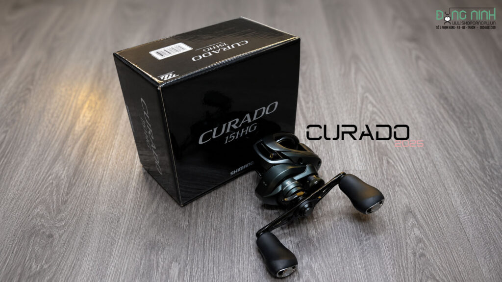 Máy câu ngang shimano curado 2025