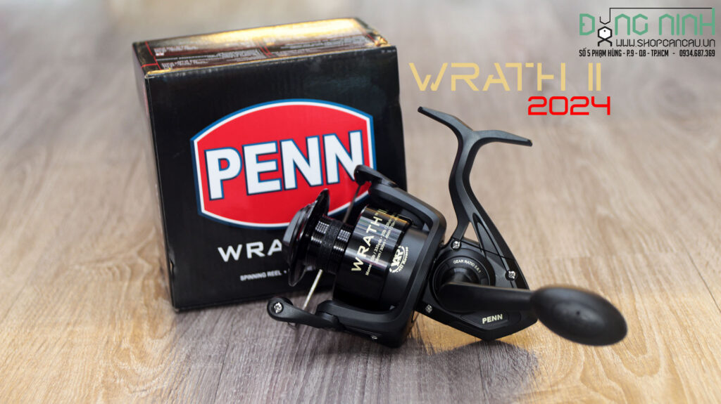 Máy câu Penn Wrath II - mẫu máy câu Penn câu cá tra thực dụng nhiều anh em tin dùng