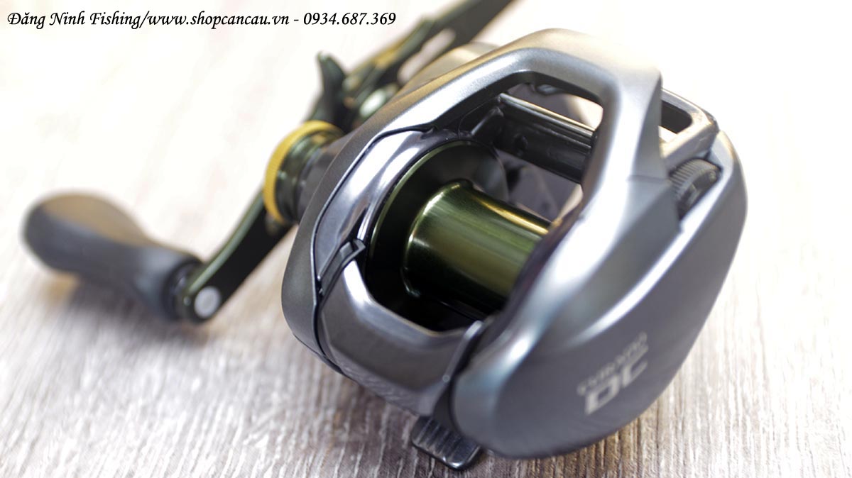 máy câu ngang shimano curado dc