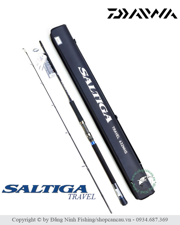 Cần câu Daiwa Saltiga Travel chính hãng tại Đăng Ninh Fishing