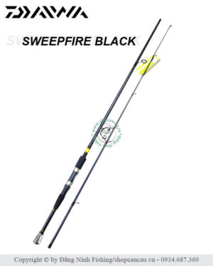 Cần lure Daiwa Sweepfire Black