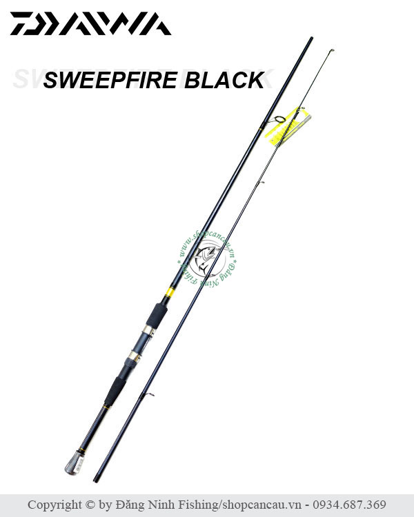 Cần lure Daiwa Sweepfire Black