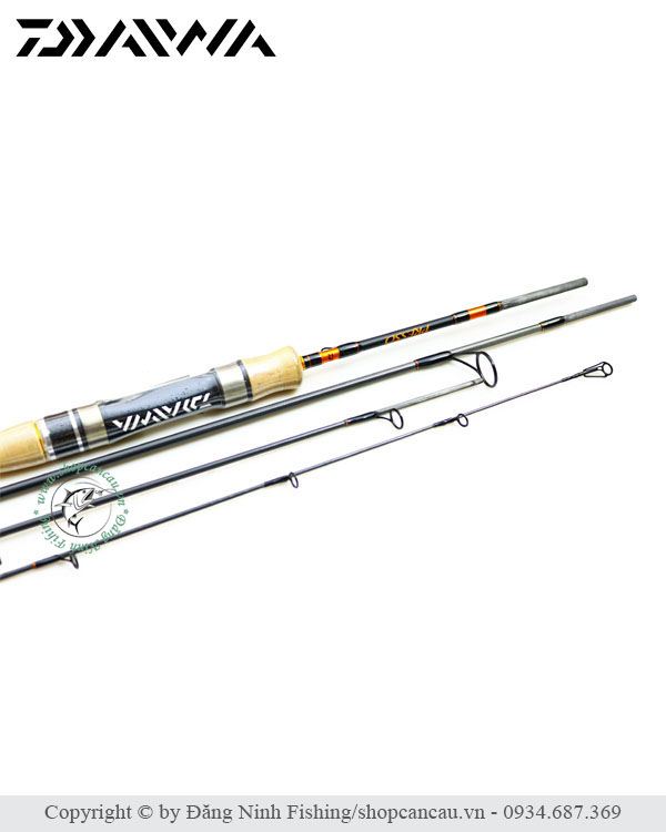 Cần lure du lịch Daiwa Pressocâu 4 khúc