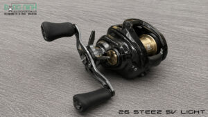 Máy câu ngang Daiwa Steez SV Light TW 2026 tay trái