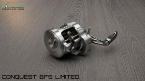 Máy ngang Shimano Conquest BFS Limited màu trắng bạc