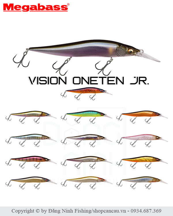 Mồi giả Megabass Vision Oneten Jr. 98mm suspending