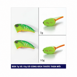 Cá sắt Shimano Bantam BT Vibe Solid màu tự nhiên