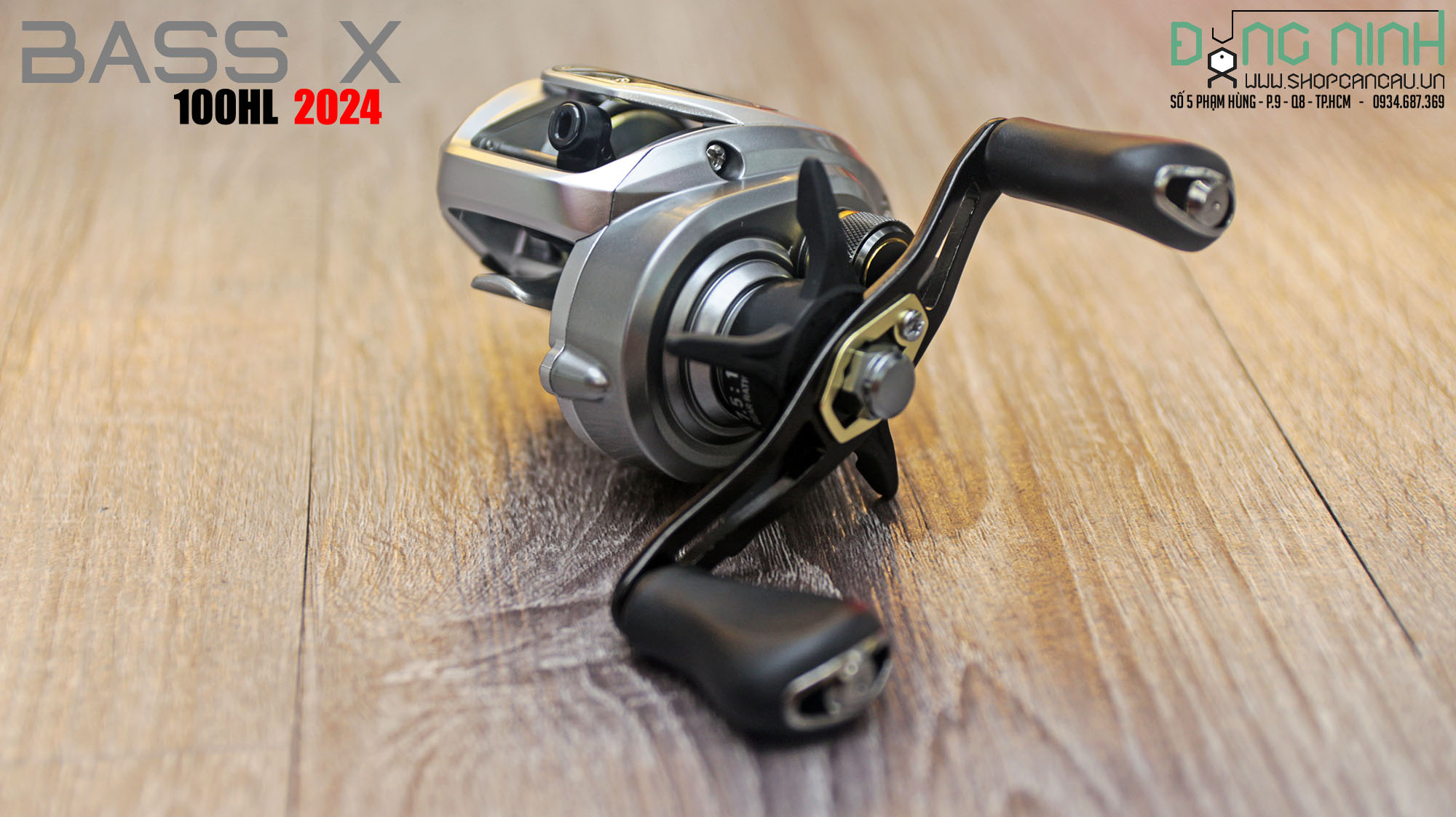 Máy câu ngang Daiwa Bass X - 2024