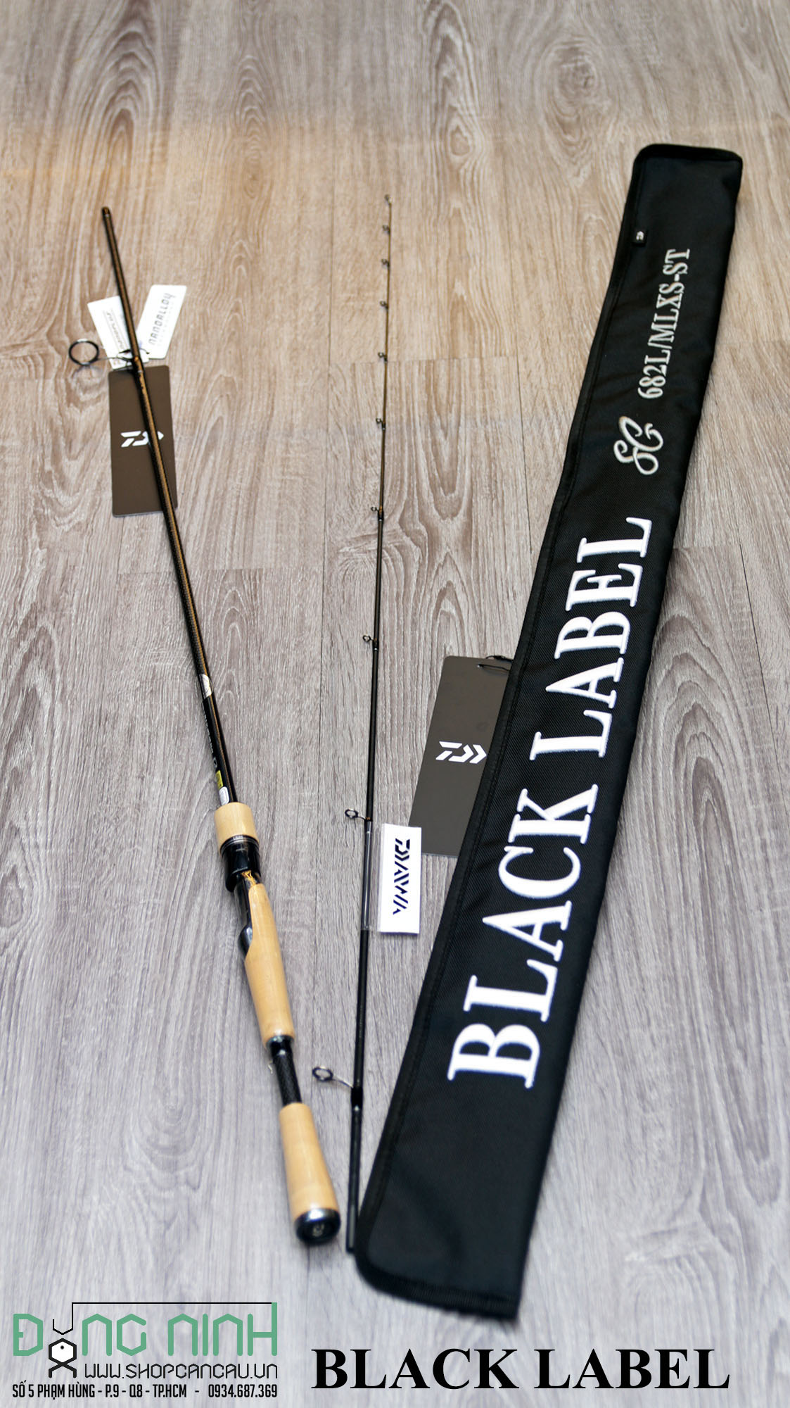 Cần lure Daiwa BlackLabel
