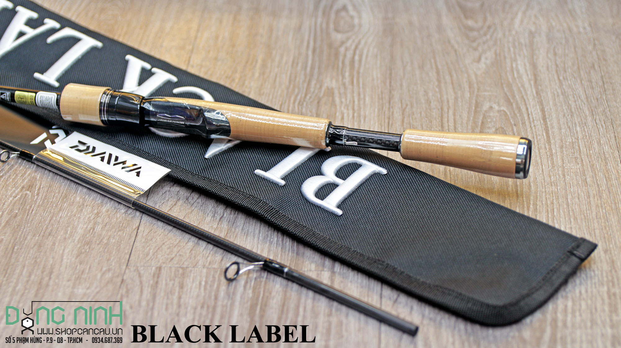 Cần lure Daiwa BlackLabel