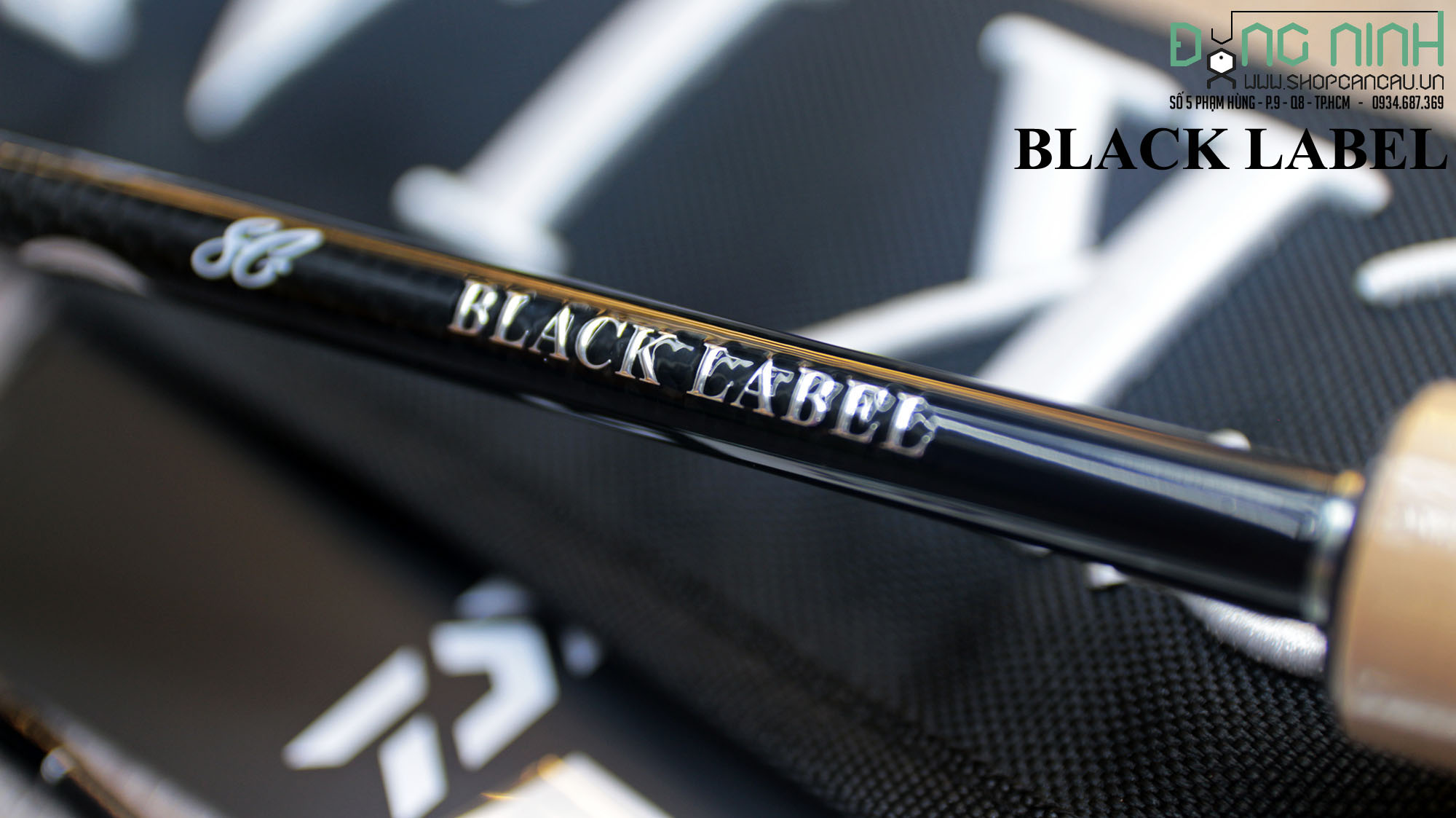 Cần lure Daiwa BlackLabel