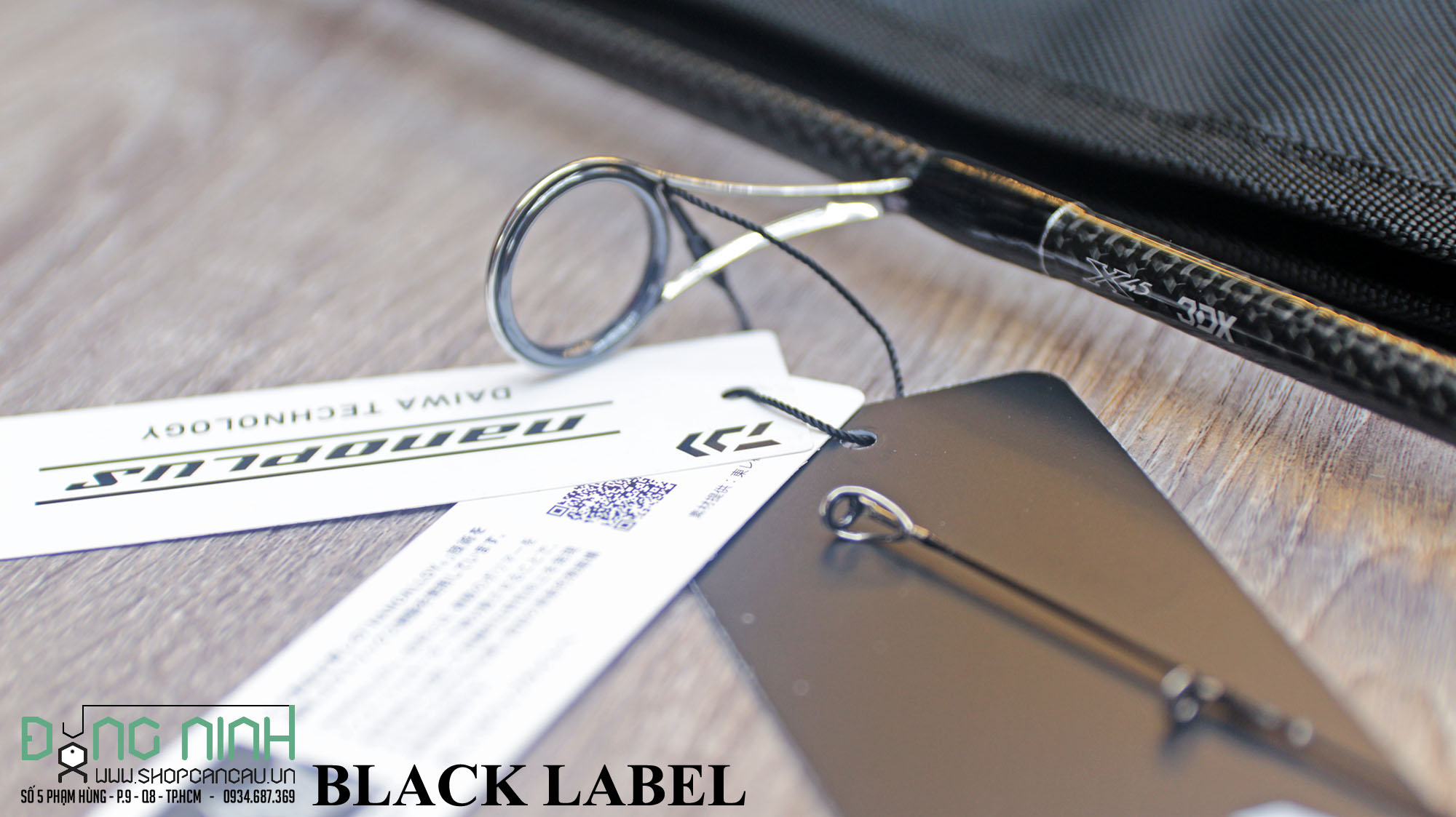 Cần lure Daiwa BlackLabel
