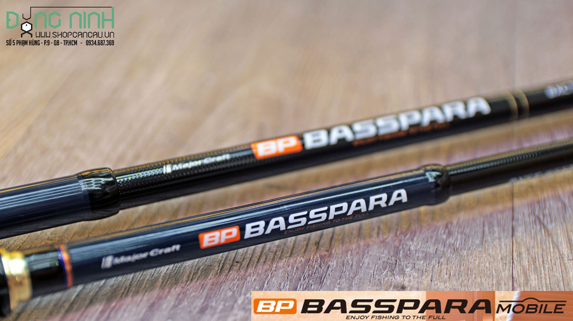 Cần lure rút Major Craft BP Basspara Mobile