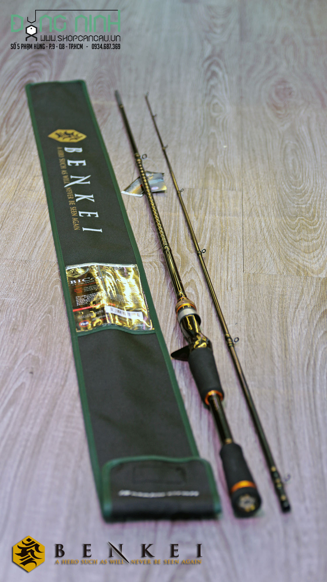 Cần lure Major Craft Benkei chính hãng tại Đăng Ninh Fishing