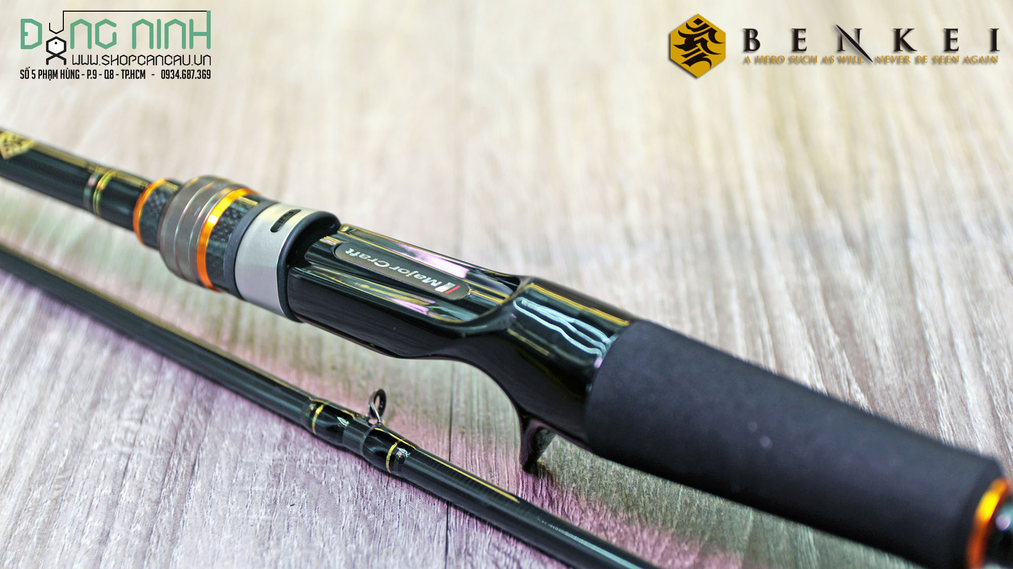 Cần lure Major Craft Benkei chính hãng tại Đăng Ninh Fishing