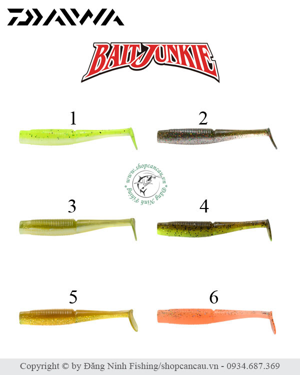 Mồi mềm Daiwa Bait Junkie