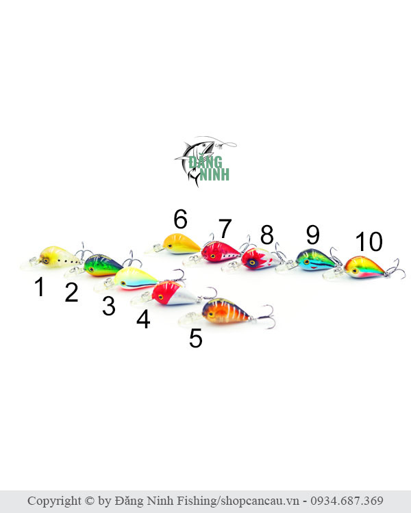 Mồi lure Normandy Mini Crank