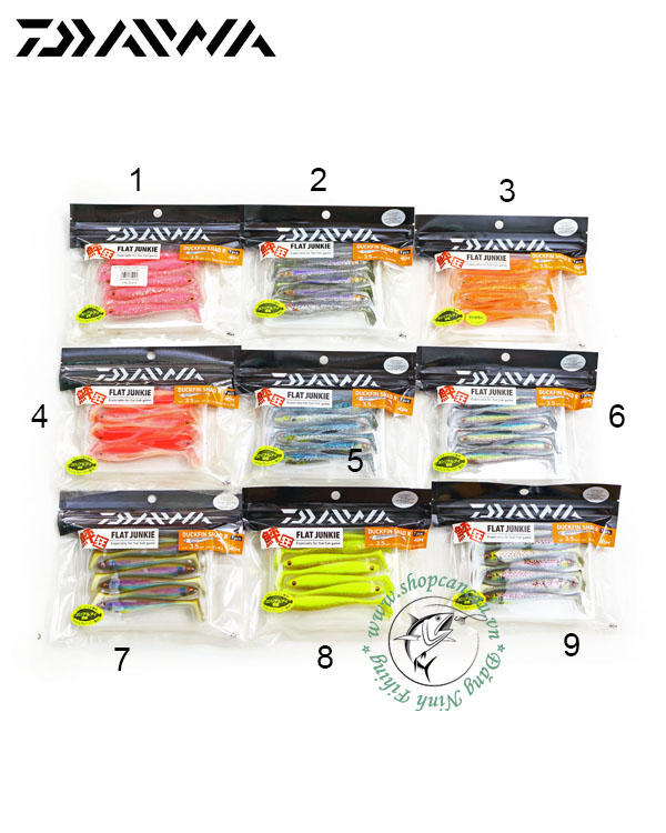 Mồi mềm Daiwa Flat Junkie Duckin Shad