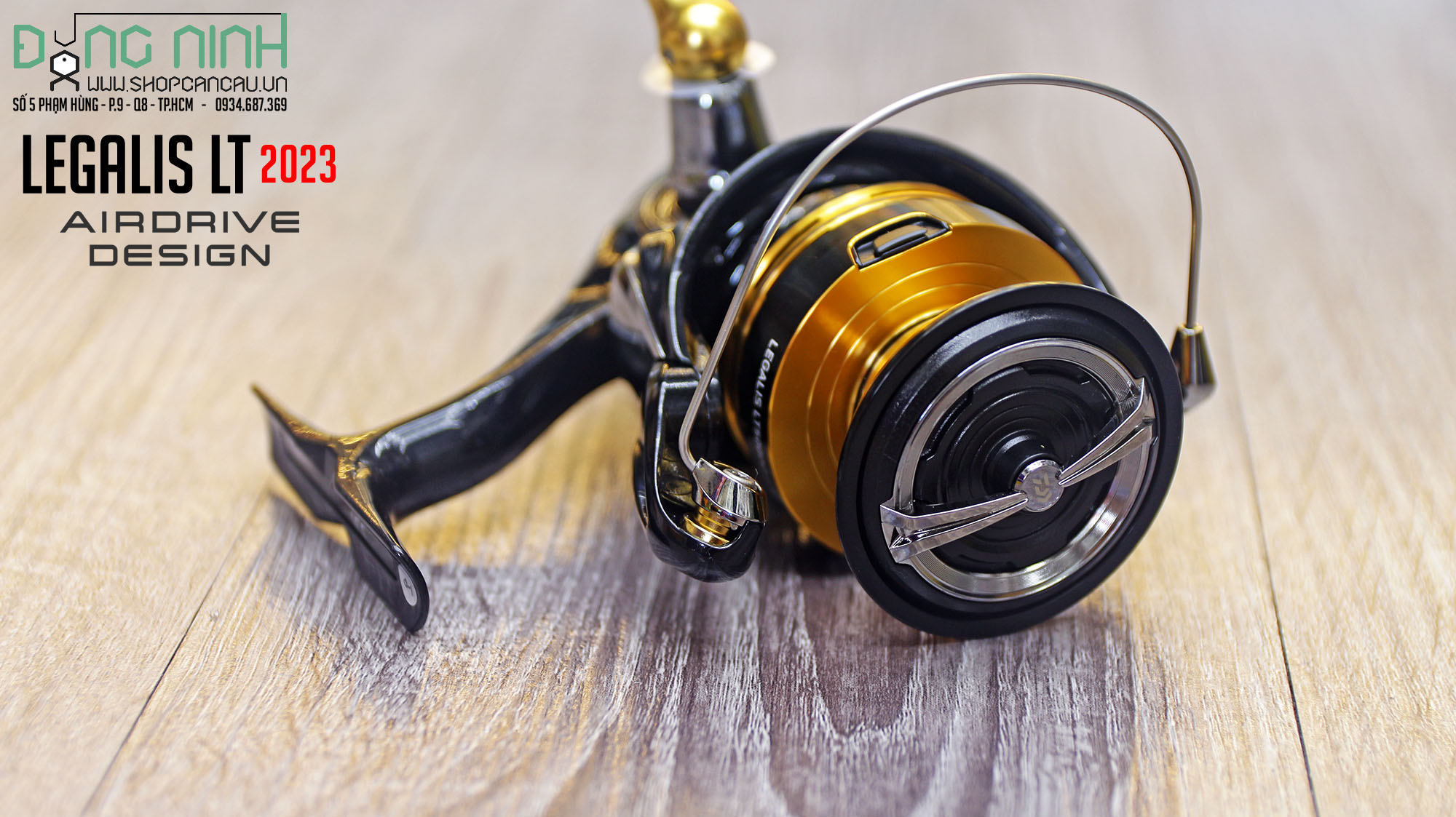 Máy câu Daiwa Legalis LT - 2023 - AIRDRIVE DESIGN