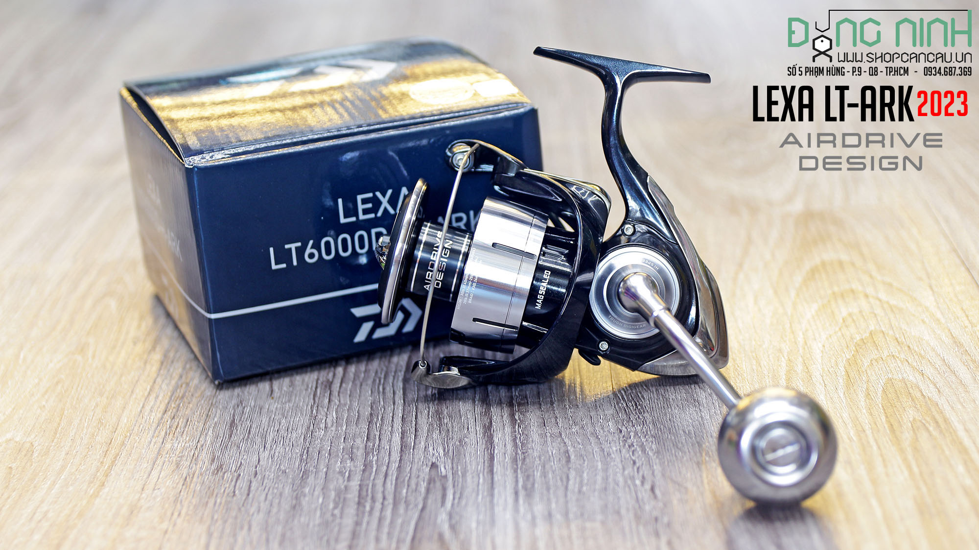 Máy câu Daiwa Lexa LT-ARK - 2023 - AIRDRIVE DESIGN
